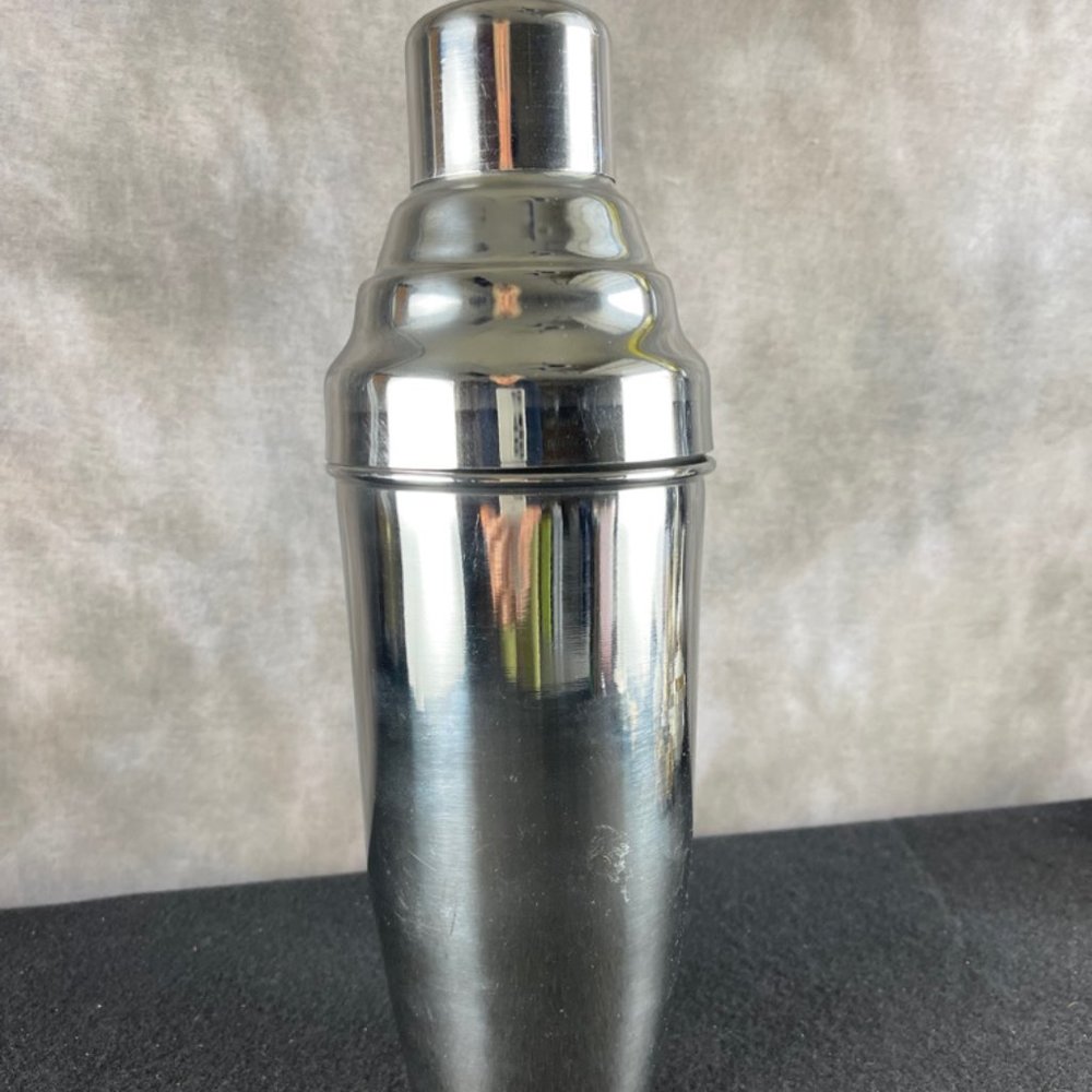 Super Cool Retro Margarita Cocktail Shaker Chrome 24 Oz Cheers!